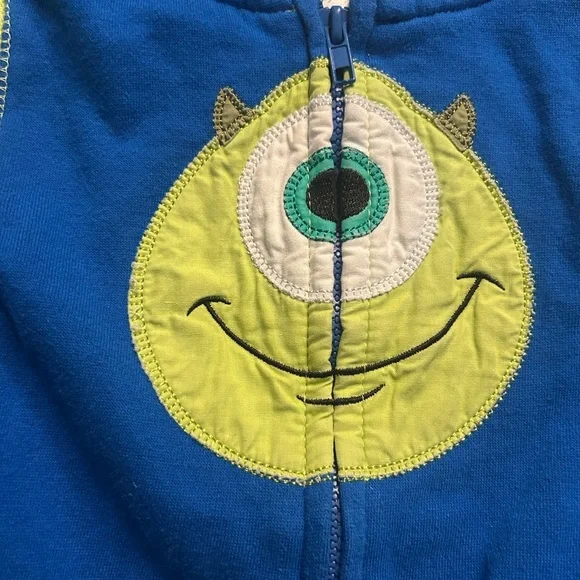 Disney store exclusive monsters inc hoodie size 6-12 M‎ - Picture 3 of 6